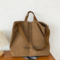Crossbody Washed Canvas Thickened Handbag