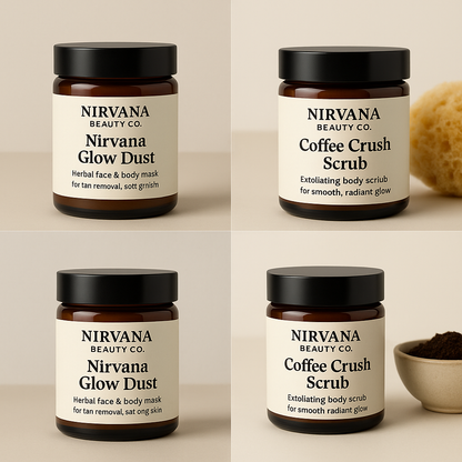 🌿 Nirvana Beauty Co. | Handmade Skincare 🌿 Launching our first-ever trial batch! Freshly made when you order ✨